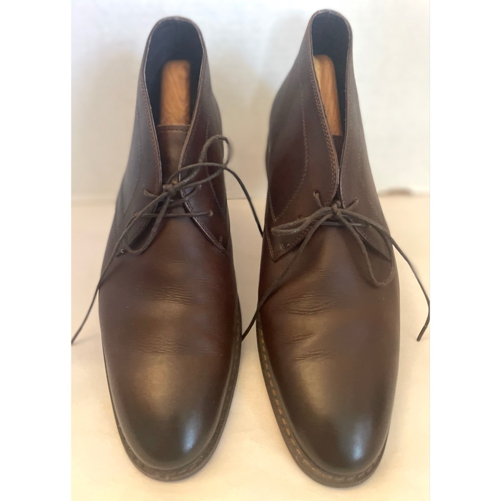 Moretti GlenShoes Black label Size 12 D Mens Leather Ankle Boot - Burgundy